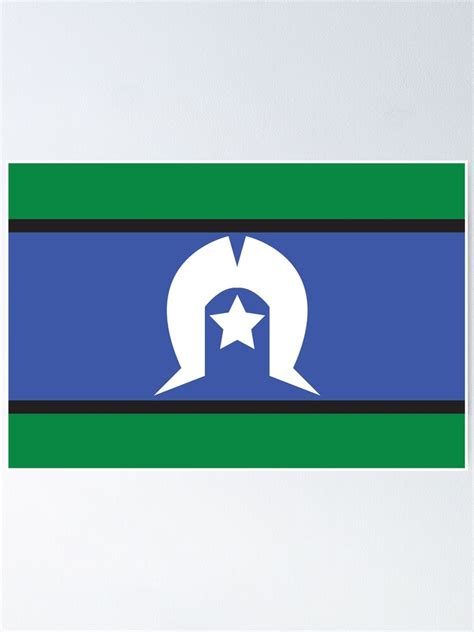 "Torres Strait Islander Flag" Poster for Sale by wickedcartoons | Redbubble