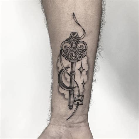 Magic key tattoo by tattooist Smutek - Tattoogrid.net