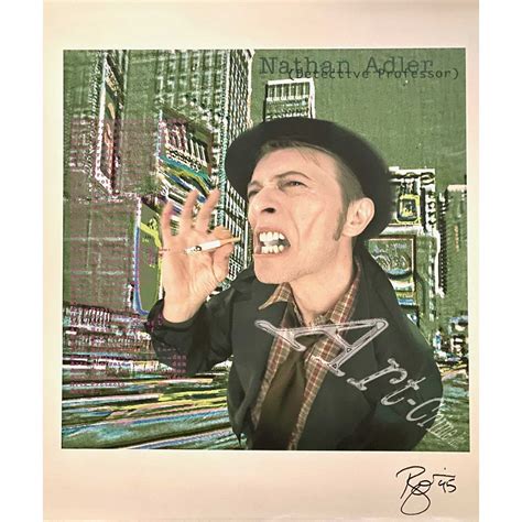 David Bowie - Outside Lithograph Hand-Signed - Labyrinth Art Gallery