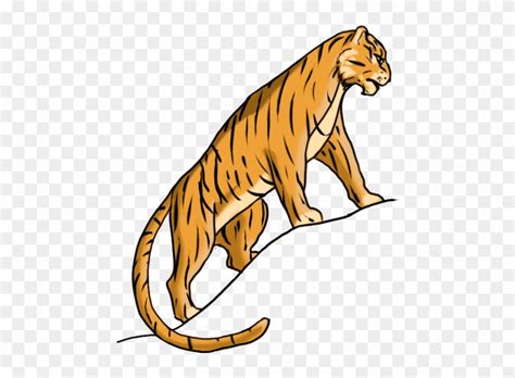 How To Draw A Tiger Easy For Kids - Bengal Tiger - Free Transparent PNG Clipart Images Download