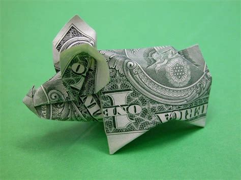 Pig Money Origami | Arte origami, Origami, Arte