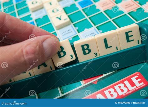 Plastic Letters on Scrabble Board Game Forming the Word : Scrabble Editorial Photo - Image of ...