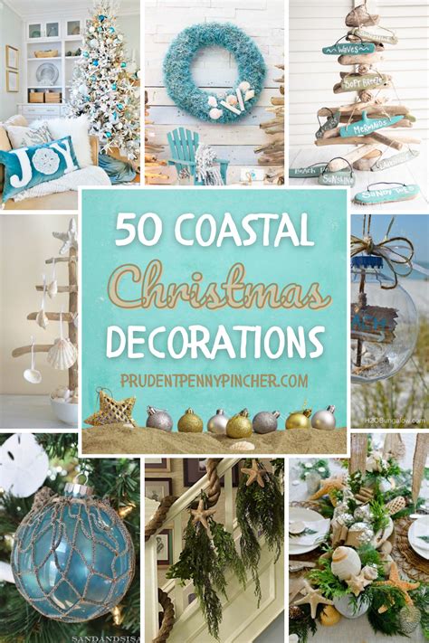 50 DIY Coastal Christmas Decorations - Prudent Penny Pincher