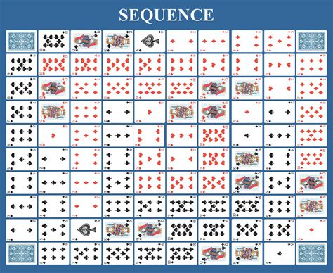 Sequence Board Game - 10 Free PDF Printables | Printablee | Printable christmas games, Christmas ...