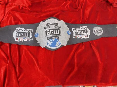 GCW World Tag Team Championship Leather Belt