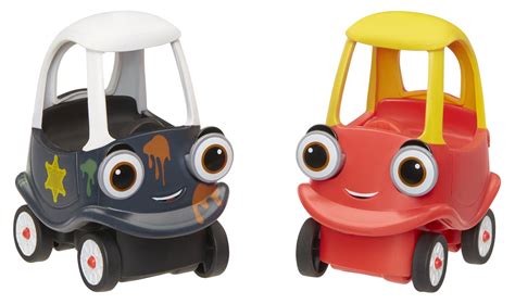 Little Tikes Let’s Go Cozy Coupe 2pk Mini Color Change Vehicles for Tabletop or Floor Push Play ...