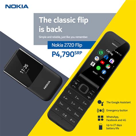 Nokia 2720 Flip with 4G LTE and Google Assistant key arrives in PH, priced at PHP 4,790!