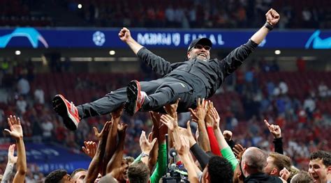 Liverpool coach Jurgen Klopp wins Champions League on third try ...