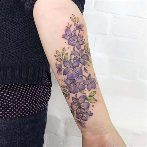 Top 65 Best Violet Tattoo Ideas - [2021 Inspiration Guide]