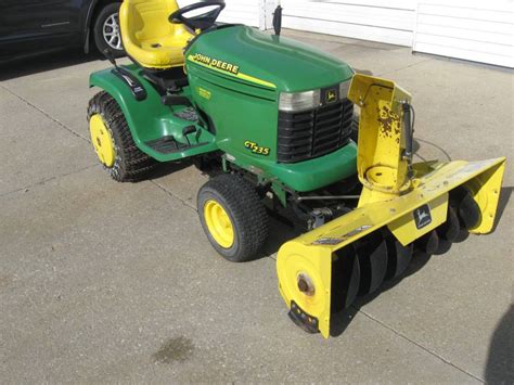 John Deere GT235 Riding Lawn Mower with snow blower for Sale - RonMowers