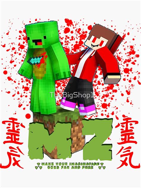 "JJ's Maizen And Mikey" Sticker for Sale by TheBigShop1 | Redbubble