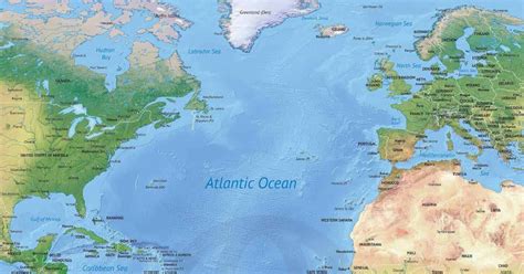 Atlantic Ocean Political Map World Map - vrogue.co