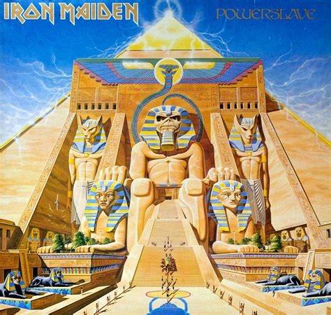 IRON MAIDEN Powerslave Maiden conquers ancient Egypt! Dickinson's wail ...