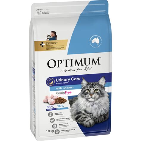 Optimum Cat Food Urinary Care Dry 1.8kg | Woolworths