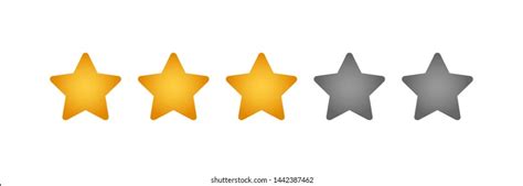 Four Golden Star Rating Illustration Vector Stock Vector (Royalty Free) 1442679176 | Shutterstock