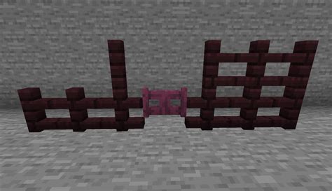 Alternate Nether Brick Fence Minecraft Texture Pack