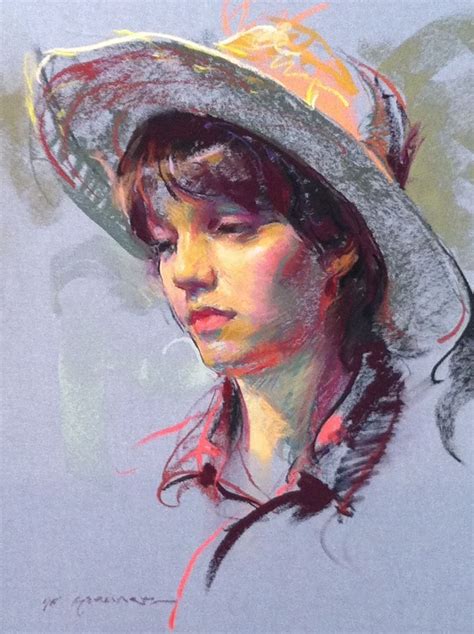 Daniel Gerhartz - Pastel | Portrait art, Oil pastel art, Portrait painting