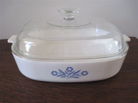 Vintage Corning Ware Cornflower Blue Casserole Dish 11 by Relic189