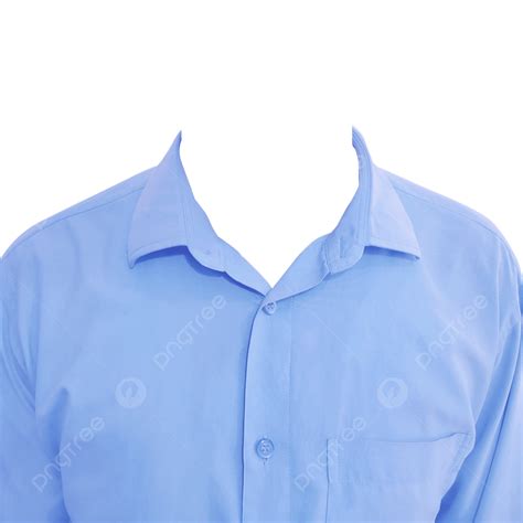 Light Blue Formal Shirt, Photo Clipart, Formal Wear, Passport Size PNG Transparent Clipart Image ...