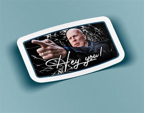 Bruce Willis Sticker