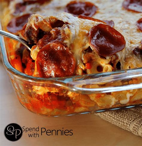 Pizza Pasta Bake - Spend With Pennies