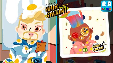 Toca Hair Salon 4 - Unlocked New Breakfast Pack - YouTube