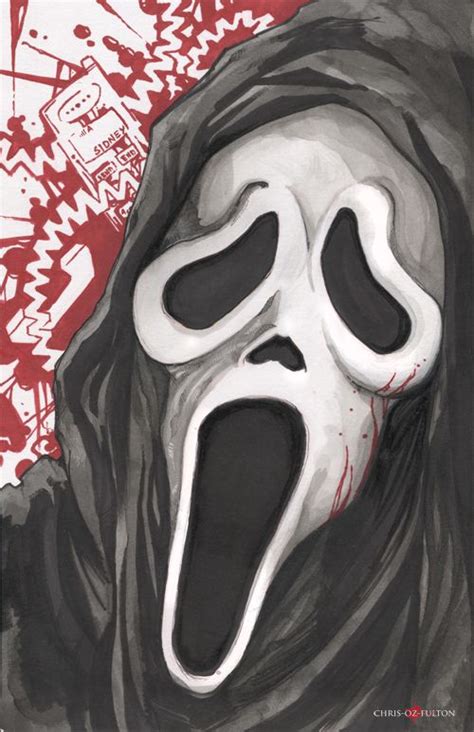 Ghostface, Scream FAN ART via deviantART by ChrisOzFulton | Horror ...