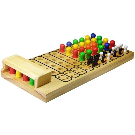 wooden Code Breaker game --- wooden board game