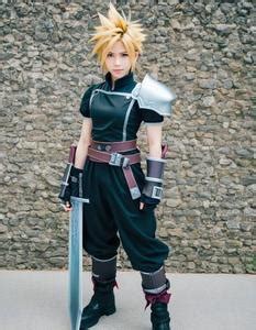 Female Cloud Strife Cosplay Face Swap ID:1081216