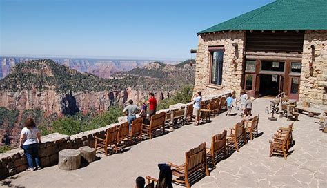 The View at the Grand Canyon Lodge. Photo by NPS | National park lodges, Grand canyon south ...