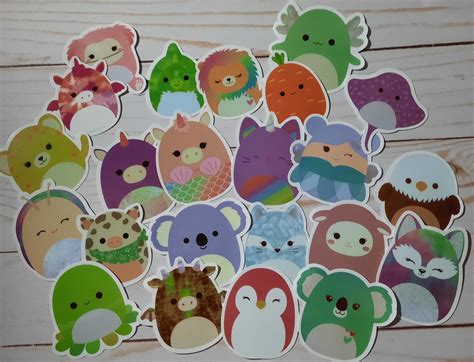 Squishmallows Stickers. Available in Quantities of 10 25 or - Etsy