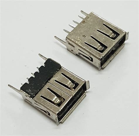 USB STRAIGHT TYPE A FEMALE PCB MOUNT CONNECTOR