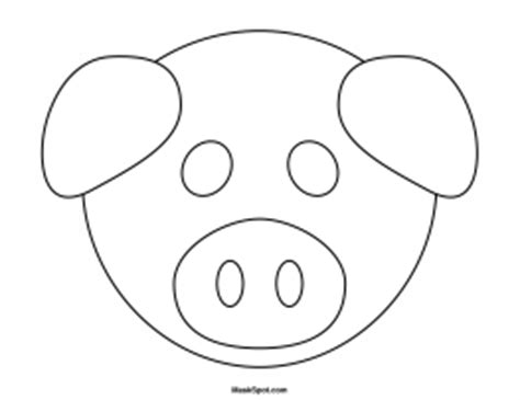 Printable Pig Mask