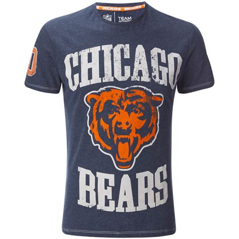 NFL Men's Chicago Bears Logo T-Shirt - Navy | Pop In A Box UK