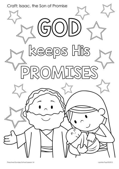 Abraham And Isaac Coloring Pages For Kids