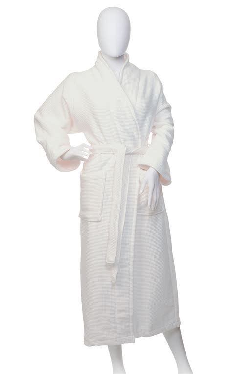 100% Premium Long-Staple Cotton Unisex Waffle Weave Bath Robe, 6 Colors | eBay