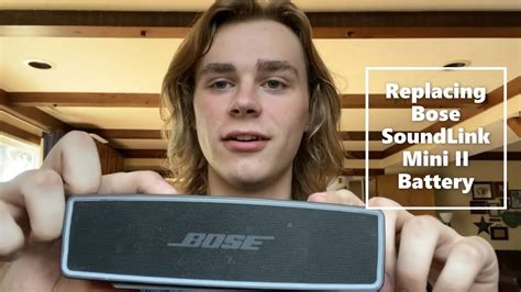 How to Replace Bose SoundLink Mini II Battery - YouTube
