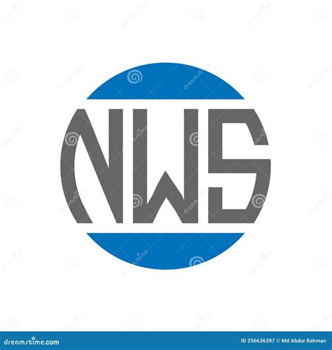 NWS Letter Logo Design on White Background. NWS Creative Initials ...