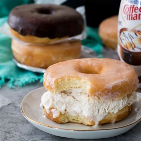 Donut Ice Cream Sandwich - Texas Over Fifty