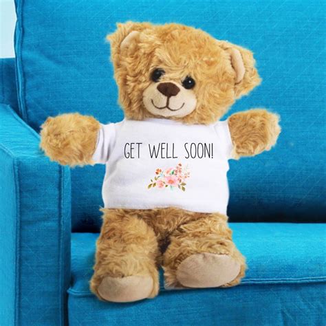 Get Well Soon Teddy Bear, Get Well Gift, Recovery Gifts, Get Well Teddy ...