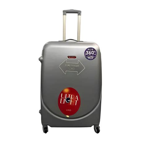 3 Piece Lightweight Luggage Set - Silver - Sastro