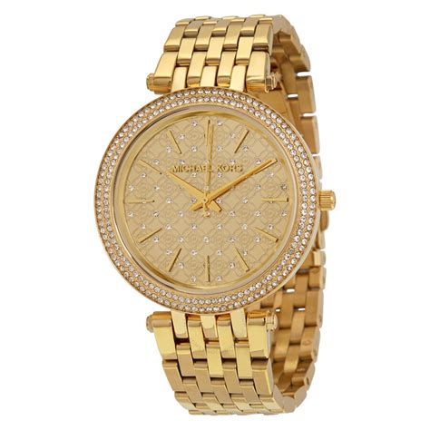 Michael Kors Darci Gold Crystal-set Dial Gold-tone Ladies Watch MK3398 4053858469402 - Watches ...