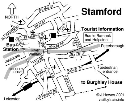 Map Of Stamford Lincolnshire - Beilul Rochette