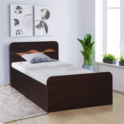 Plywood Brown Wooden Single Bed, Size: 4x6 Feet at Rs 12000 in Kanpur ...