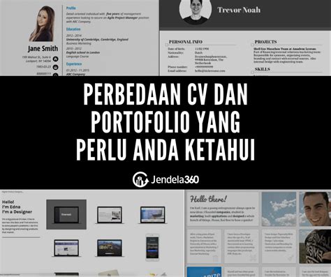 Perbedaan Cv Dan Portfolio Lamaran Kerja - IMAGESEE