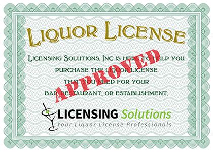 Buying A Liquor License – Licensing Solutions, Inc.