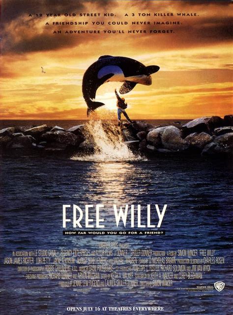 Free Willy (1993) movie posters