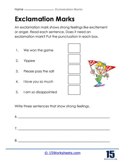 Punctuation Worksheets - 15 Worksheets.com