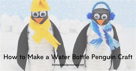 How to Make a Water Bottle Penguin Craft for Kids