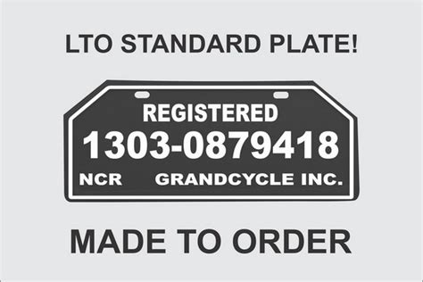 Temporary Plate Number Philippines: Follow the LTO guilines and get ...